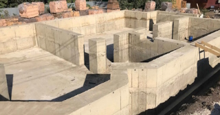 Фундамент с цокольным этажом под ключ заказать в Краснокамске - фундамент цокольный этаж под ключ цена от 7249 руб за м2